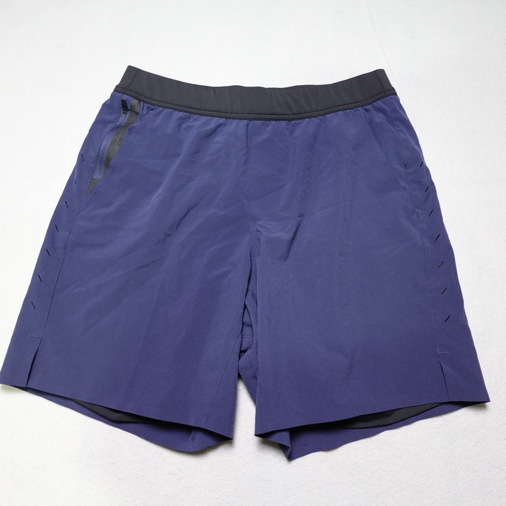 Ten Thousand Shorts Mens Medium The Interval Short blue performance Stretch 7"